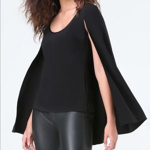 Black Bebe Cape Top